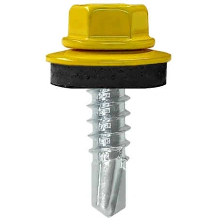 Саморіз покрівельний по металу 4,8х19 мм 250 шт (1003 жовтий)