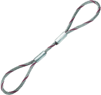 Строп СКП двопетльовий (заплітання або втулка) (0,63 т, 1 м, втулка) Строп СКП двопетльовий (заплітання або втулка) (0,63 т, 1 м, втулка)