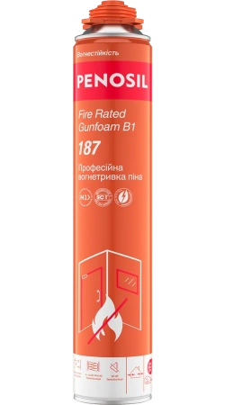 Пена монтажная PENOSIL Fire Rated Gunfoam B1 187, 750 мл