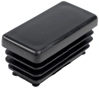 Заглушка прямоугольная черная 30х20 мм внутренняя