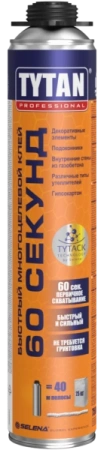 Пена-клей TYTAN Professional 60 секунд, 750 мл