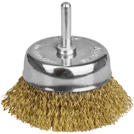 Щетка торцевая NovoTools латунированная 75 мм