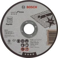 Круг отрезной по металлу Bosch Standard Inox 125х1х22,2 мм Круг отрезной по металлу Bosch Standard Inox 125х1х22,2 мм