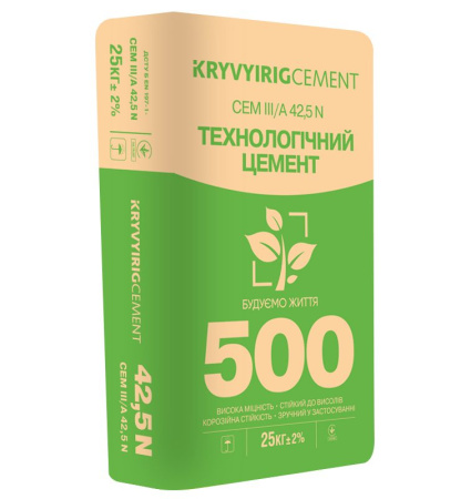 Цемент CEM IIІ/А 42,5 N 25 кг