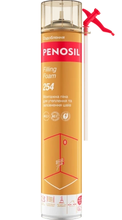 Пена монтажная PENOSIL Filling Foam 254, 750 мл