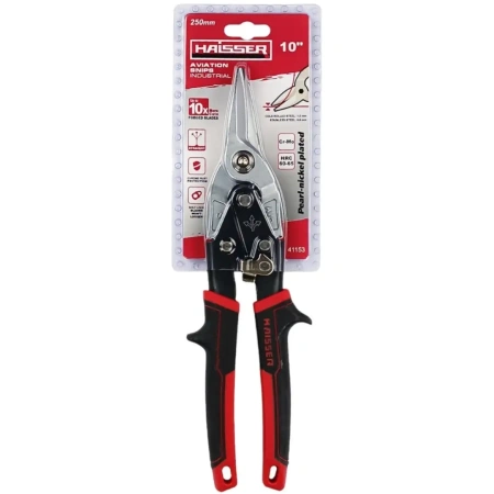 Ножницы по металлу HAISSER прямой рез 250 мм 41153