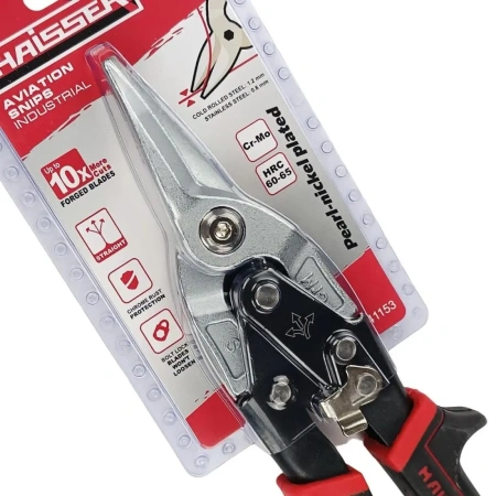 Ножницы по металлу HAISSER прямой рез 250 мм 41153