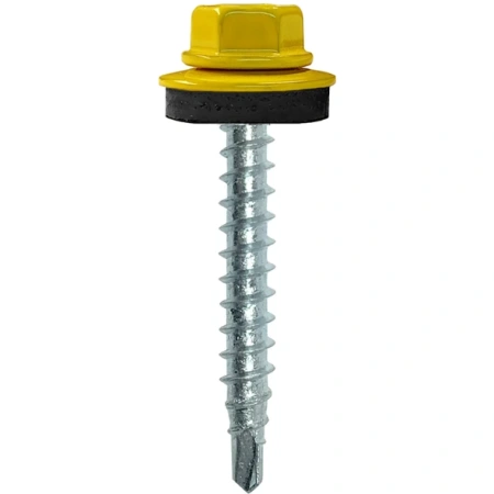 Саморіз покрівельний по дереву 4,8х35 мм 250 шт (1003 жовтий)