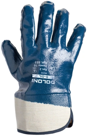 Перчатки D-OIL с нитриловым покрытием XL (10)