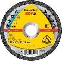 Круг отрезной по металлу Klingspor EDGE 125х1,2х22,2 мм Круг отрезной по металлу Klingspor EDGE 125х1,2х22,2 мм