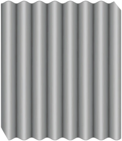 Шифер безасбестовый IFDAH HТ 8-волновой 1130х1750 мм некрашеный